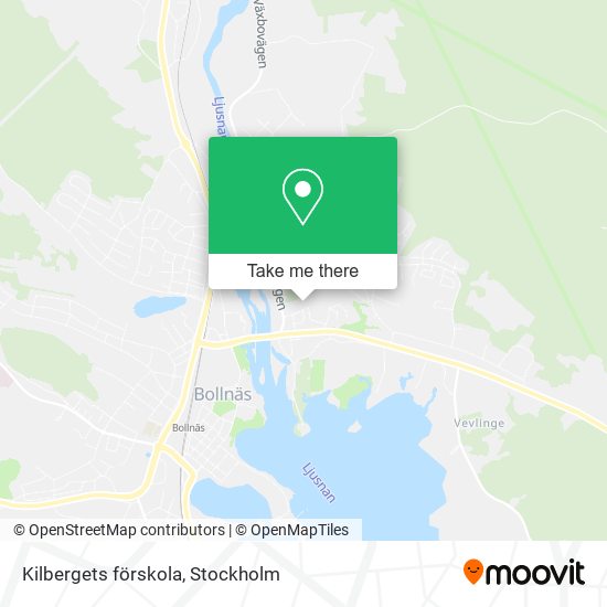Kilbergets förskola map