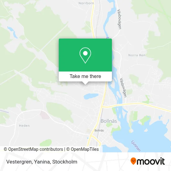 Vestergren, Yanina map