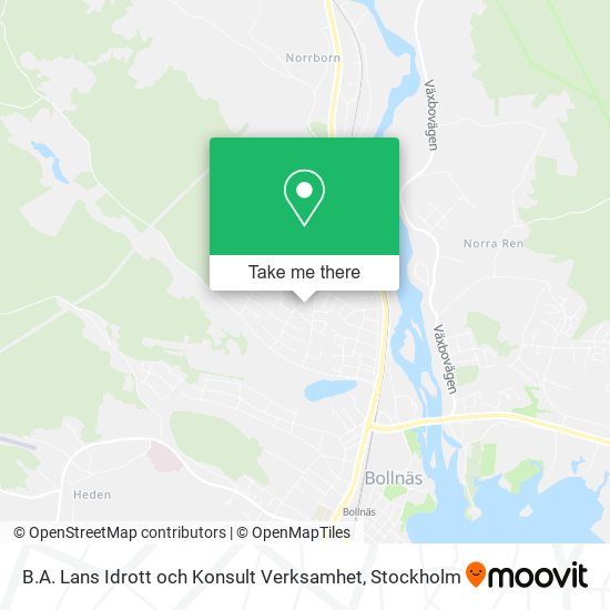 B.A. Lans Idrott och Konsult Verksamhet map