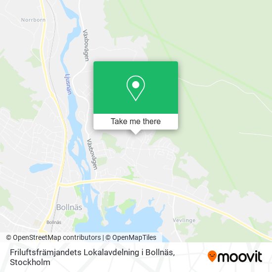 Friluftsfrämjandets Lokalavdelning i Bollnäs map