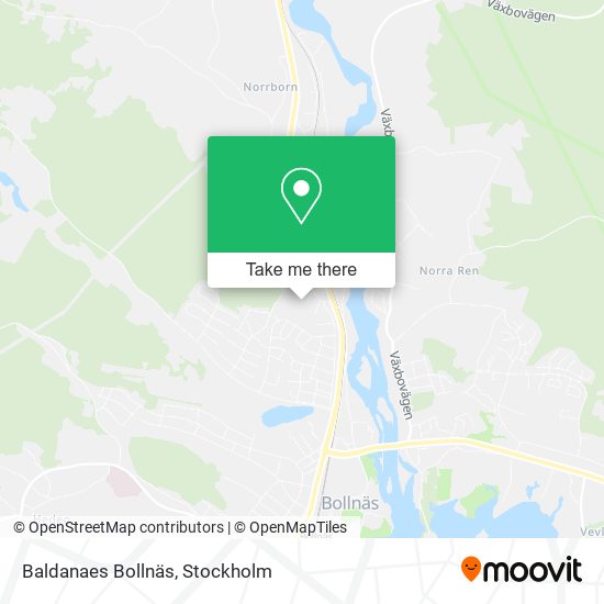 Baldanaes Bollnäs map