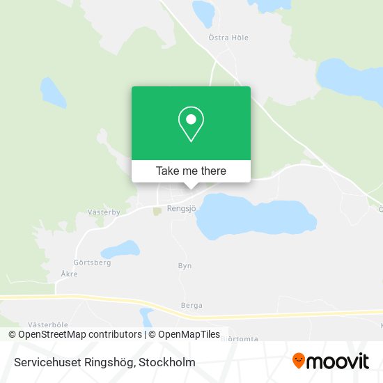 Servicehuset Ringshög map