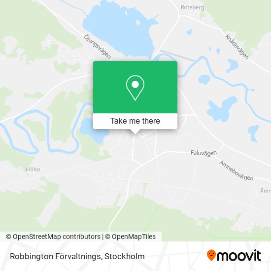 Robbington Förvaltnings map