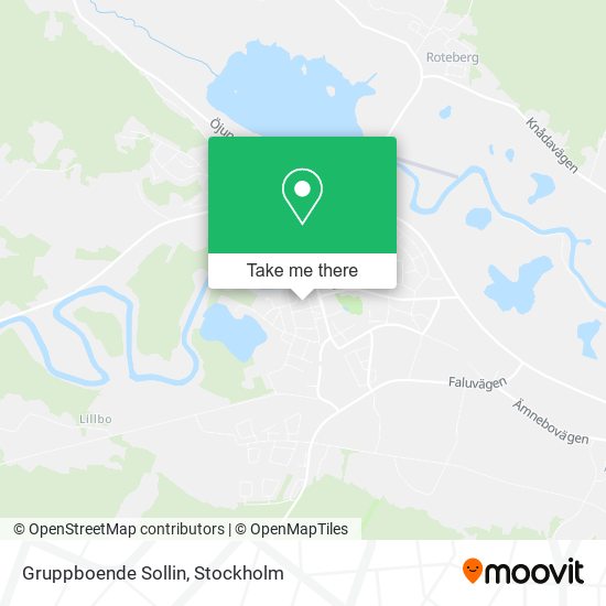 Gruppboende Sollin map