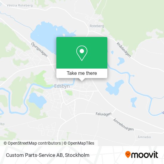 Custom Parts-Service AB map