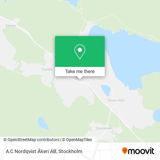 A.C Nordqvist Åkeri AB map