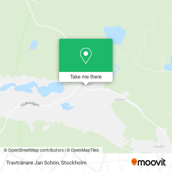 Travtränare Jan Schön map