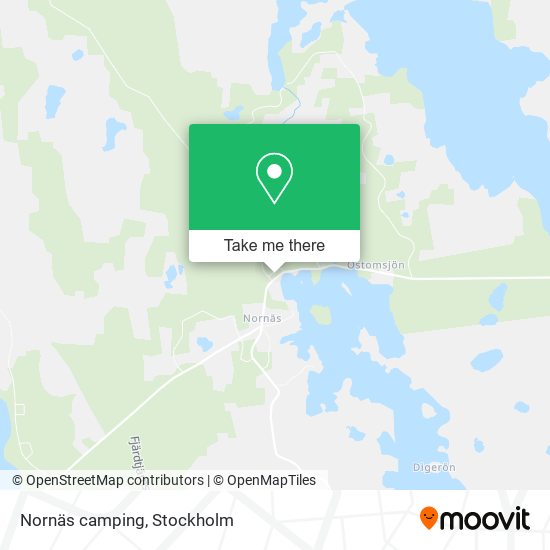 Nornäs camping map