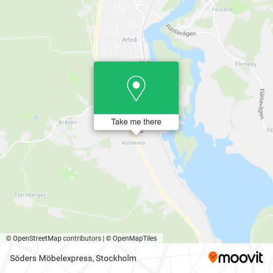 Söders Möbelexpress map