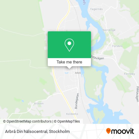 Arbrå Din hälsocentral map