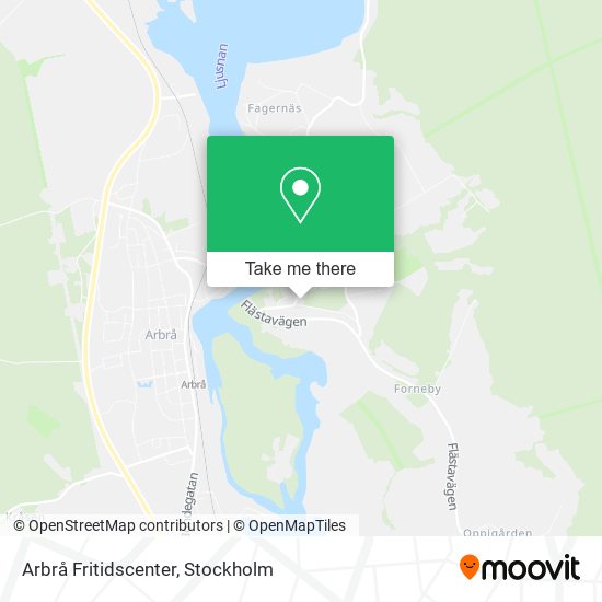 Arbrå Fritidscenter map