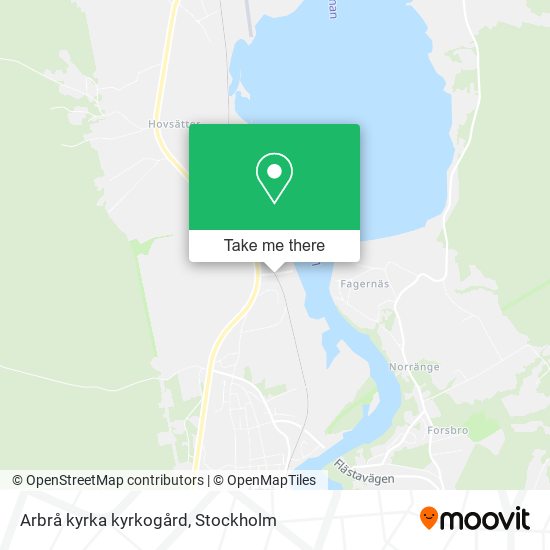 Arbrå kyrka kyrkogård map