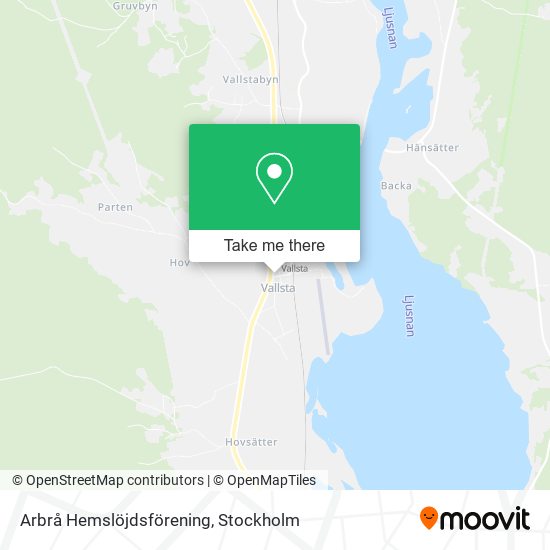 Arbrå Hemslöjdsförening map