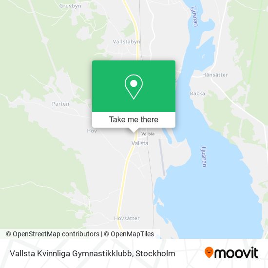 Vallsta Kvinnliga Gymnastikklubb map