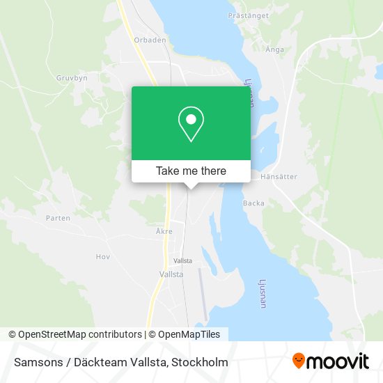 Samsons / Däckteam Vallsta map