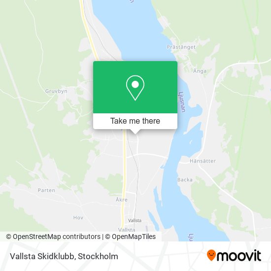 Vallsta Skidklubb map