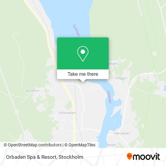 Orbaden Spa & Resort map