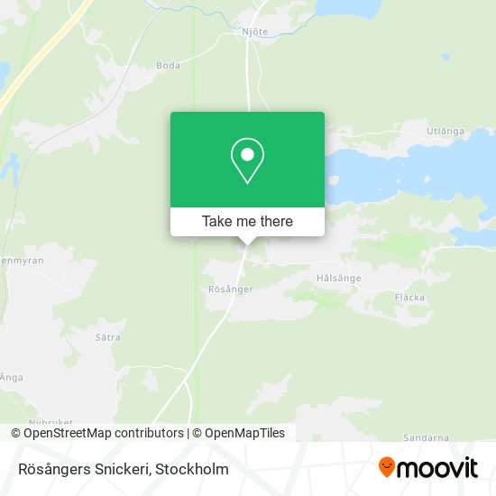 Rösångers Snickeri map