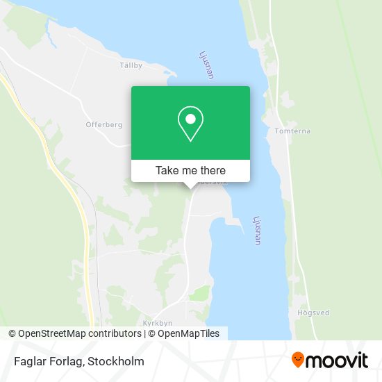 Faglar Forlag map