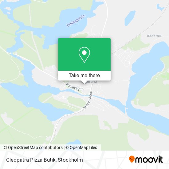Cleopatra Pizza Butik map