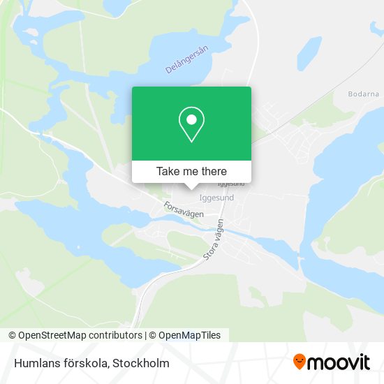 Humlans förskola map