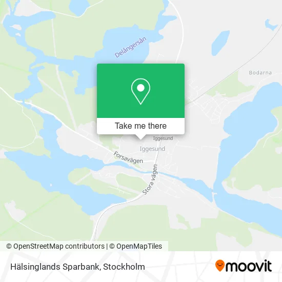 Hälsinglands Sparbank map