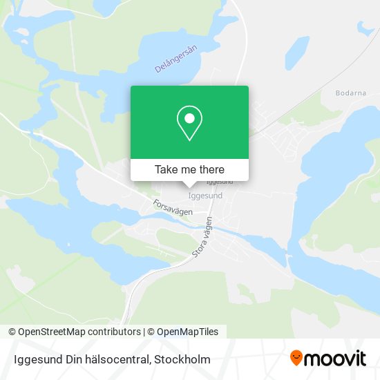 Iggesund Din hälsocentral map