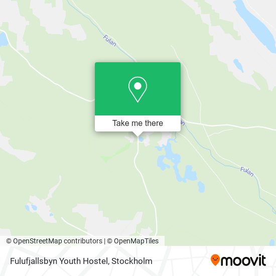 Fulufjallsbyn Youth Hostel map