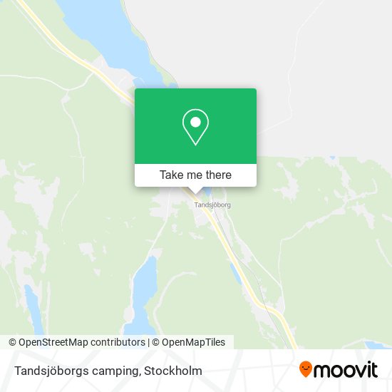Tandsjöborgs camping map