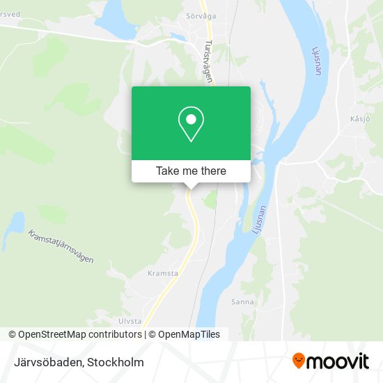 Järvsöbaden map