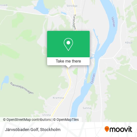 Järvsöbaden Golf map