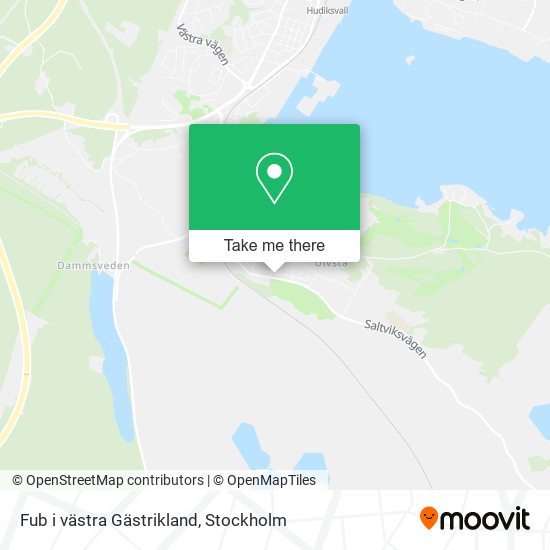 Fub i västra Gästrikland map