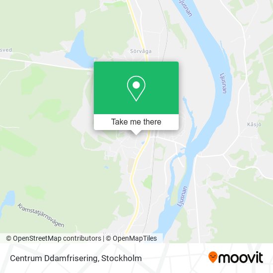 Centrum Ddamfrisering map