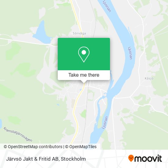 Järvsö Jakt & Fritid AB map