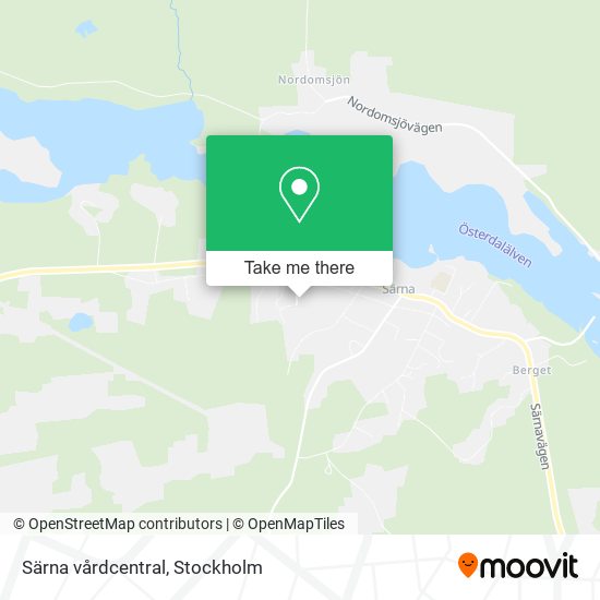 Särna vårdcentral map