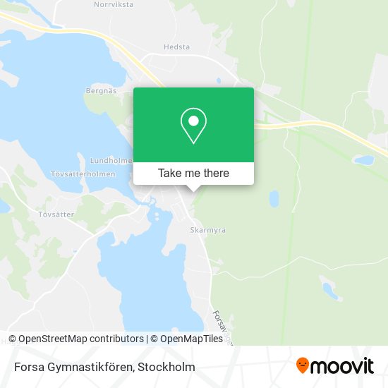 Forsa Gymnastikfören map