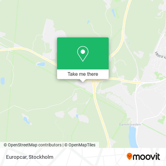 Europcar map