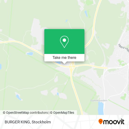 BURGER KING map