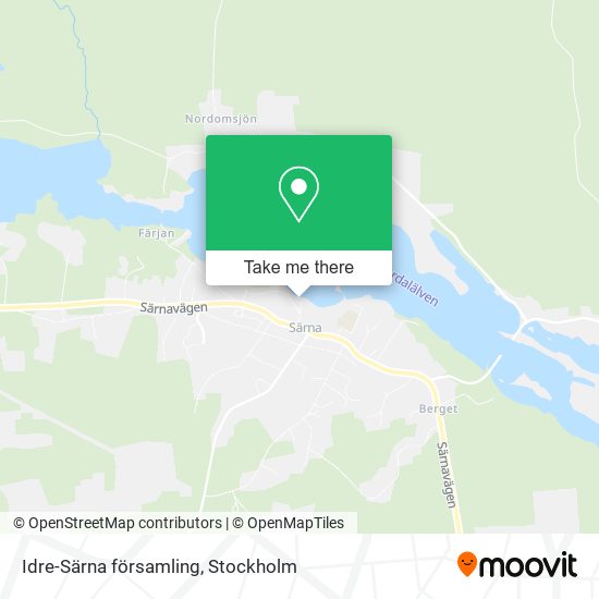Idre-Särna församling map
