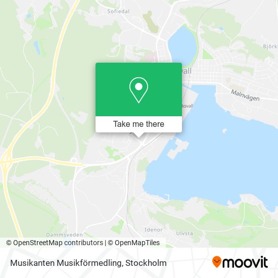 Musikanten Musikförmedling map