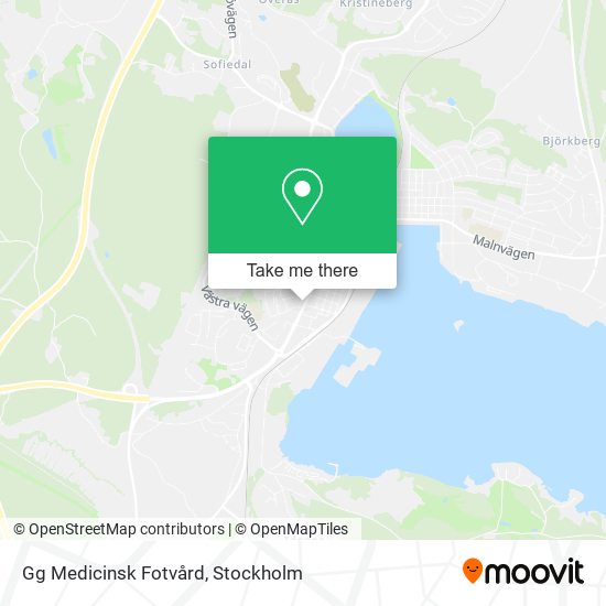 Gg Medicinsk Fotvård map