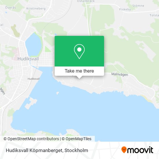 Hudiksvall Köpmanberget map