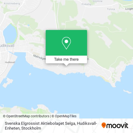 Svenska Elgrossist Aktiebolaget Selga, Hudiksvall-Enheten map