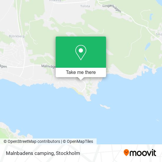 Malnbadens camping map