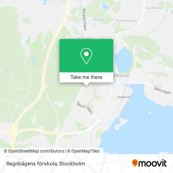 Regnbågens förskola map