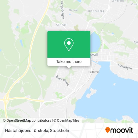 Håstahöjdens förskola map