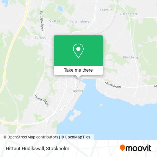 Hittaut Hudiksvall map