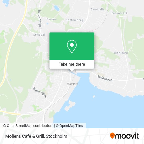 Möljens Café & Grill map