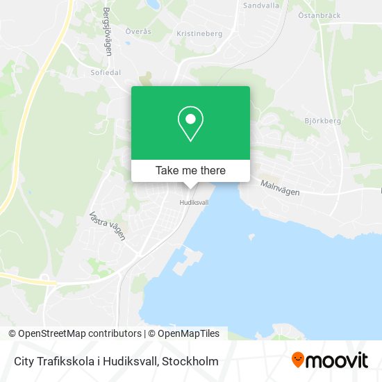 City Trafikskola i Hudiksvall map