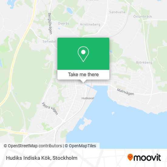 Hudiks Indiska Kök map